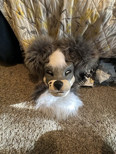 Dog dino mask - fursuit, ||