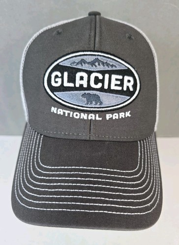 Glacier national park hat gray - national,