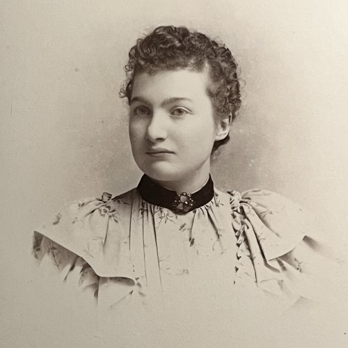 Antique cabinet card - cabinet,