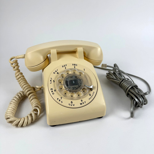 Vintage rotary telephone - rotary,