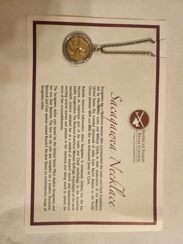 Sacagawea coin pendent - sacagawea,