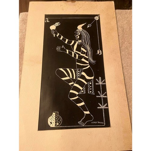 Original etched painting - original,