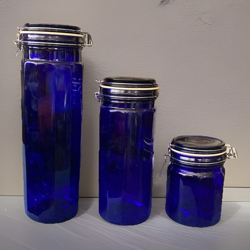Vintage cobalt blue panel - cobalt,