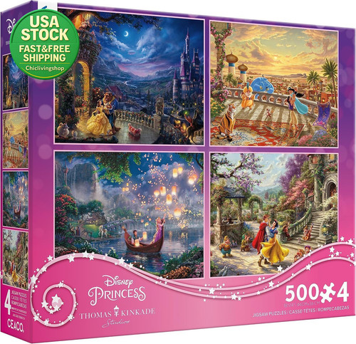 Thomas kinkade disney - disney, princess