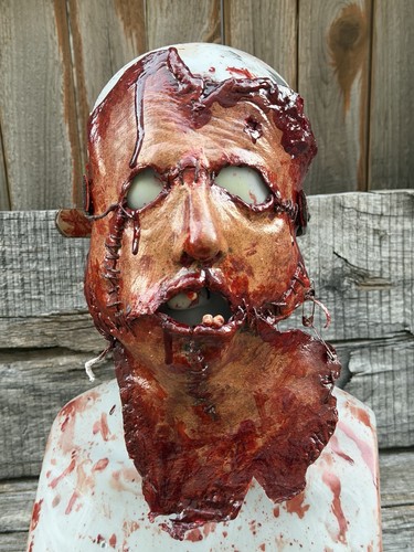 Bloody human skin - human,
