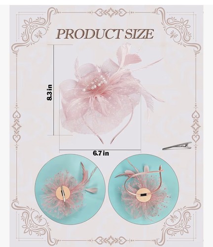 Girls tea party - party, fascinators