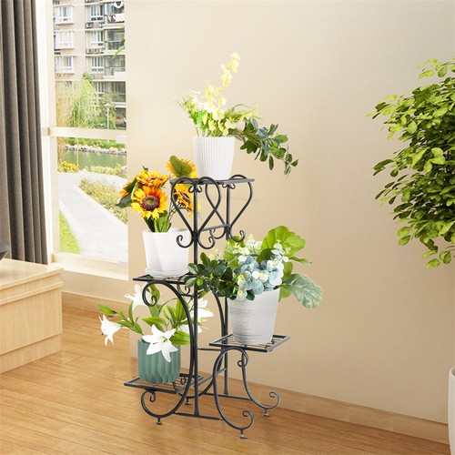 Plant stand metal - metal, tier