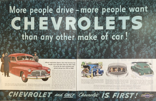 Chevrolet first only - "first-only, in