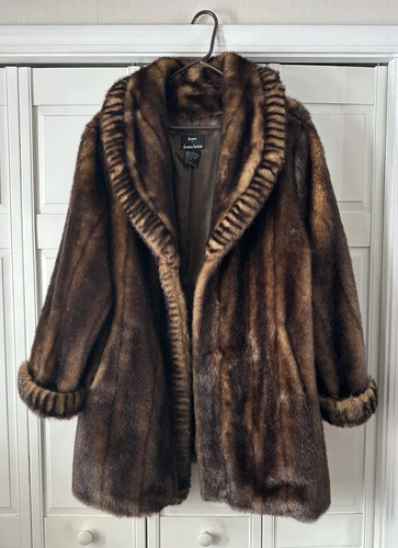 Dennis basso brown faux fur - basso,