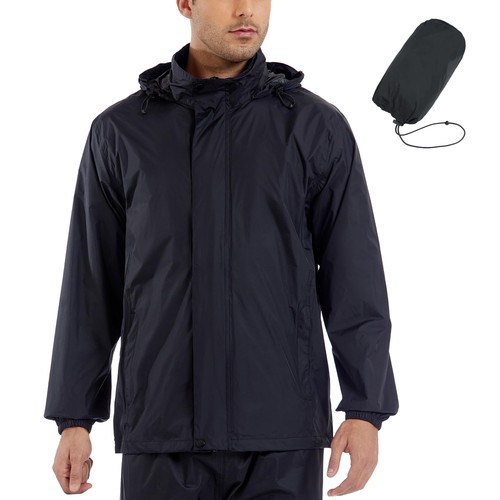 Mens rain jacket hood - jacket,,