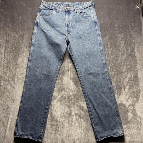 Rustler jeans mens 36x32 blue - jeans,