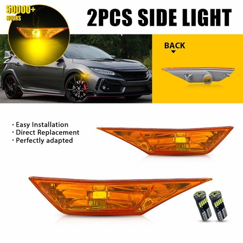 Amber bumper side marker - bumper,