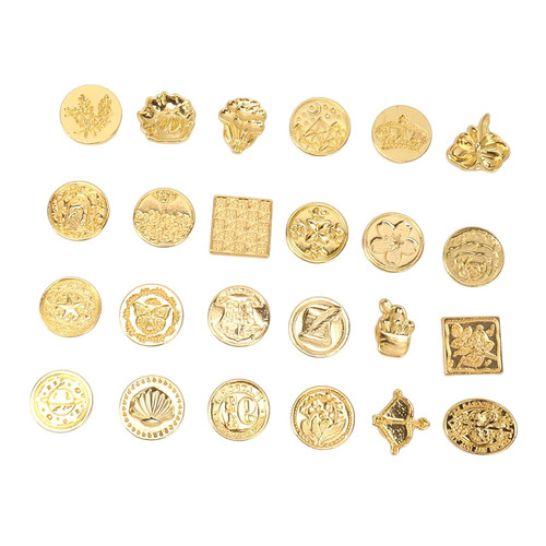 24pcs sealing wax stamp heads - stamp,