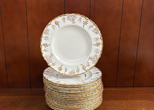 Royal crown derby vine - crown, bone