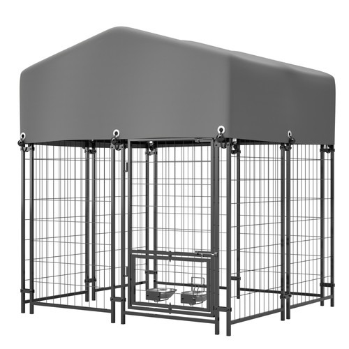 Outdoor dog kennel - dog,