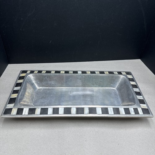 Towle rectangle metal platter - metal,