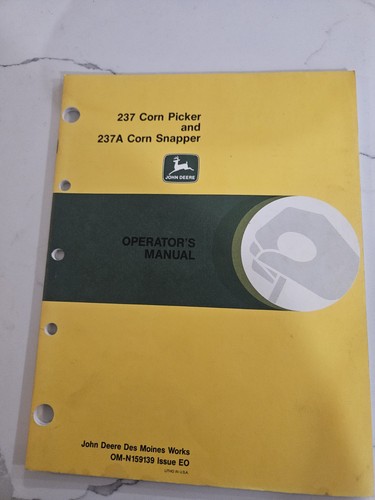 John deere 237 - john, corn