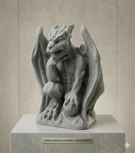 Gargoyle thinker statue any - gargoyle,