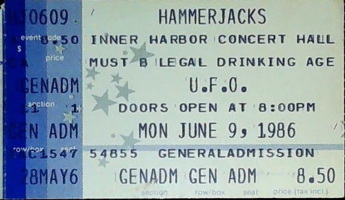 Ufo concert hammerjacks - concert, inner
