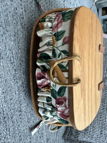 Longaberger basket set with - basket,