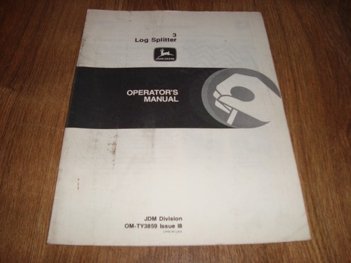 John deere operators manual - john,