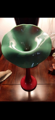 Stunning vintage green and - green, red