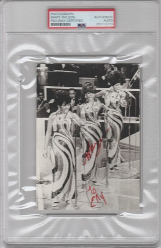 Autographed mary wilson - autographed, photo