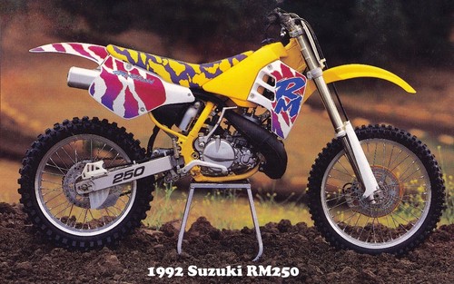 1982 suzuki rm250 - suzuki, motocross
