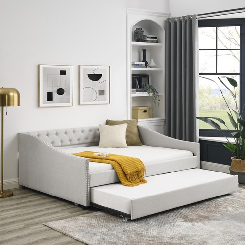 Full size daybed - size, trundle