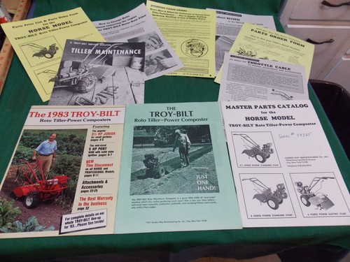 Lot vtg troy bilt - lot, of