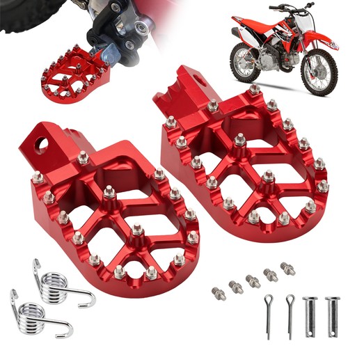 Wider dirt bike foot pegs - bike, for