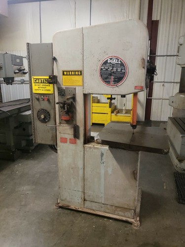 Doall vertical band saw - vertical,