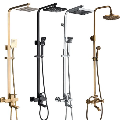 Bathroom shower faucet - bathroom,