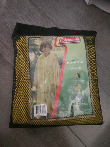 Coleman youth poncho - new, x