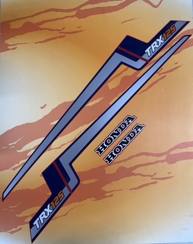1985 honda trx125 - trx125, side