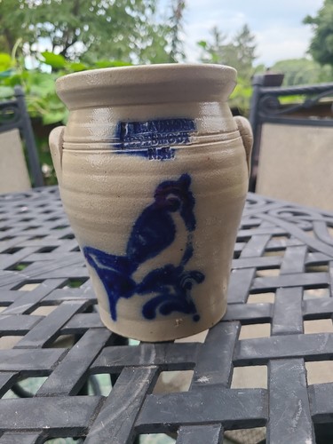 Beaumont pottery crock - pottery, with