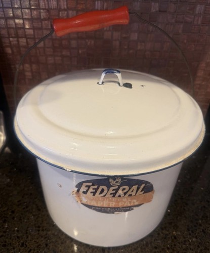 Vintage federal enamelware - federal,