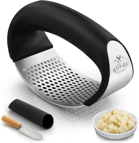 Zulay stainless steel garlic - steel,