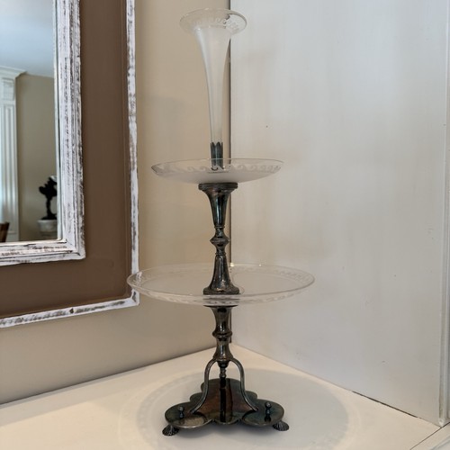 Antique silver plate - antique, 22”