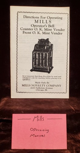 Mills fok service manual - service, slot