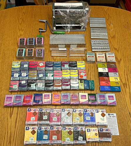 Lot new polymer clay - lot,