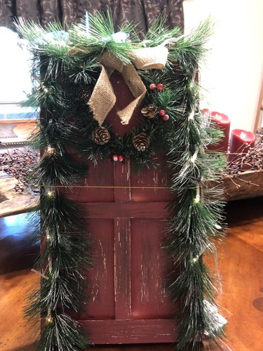 Christmas barn door rustic red - door,