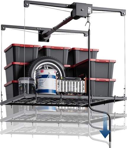 Overhead garage storage - overhead, rack