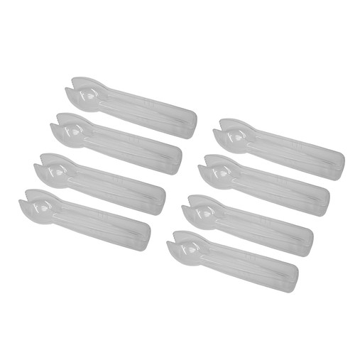 8pc small clear plastic food - clear,