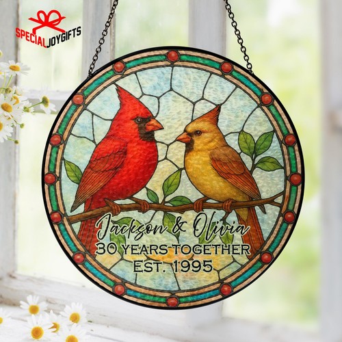 Cardinal love birds - cardinal,
