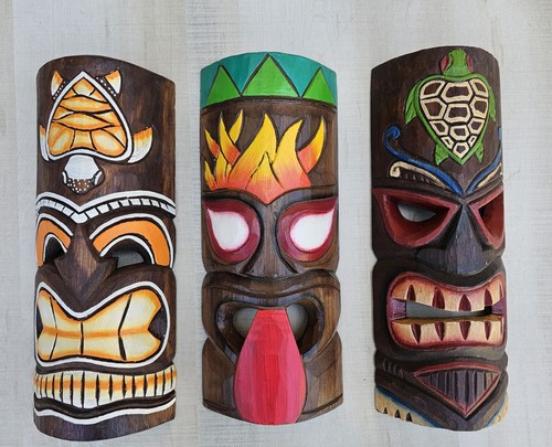 Tiki mask tribal art decor - tribal,