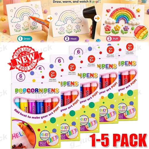 Popcorn pens 30pack - 3d, puff