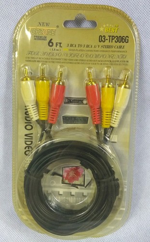 6ft rca - to, audio/video
