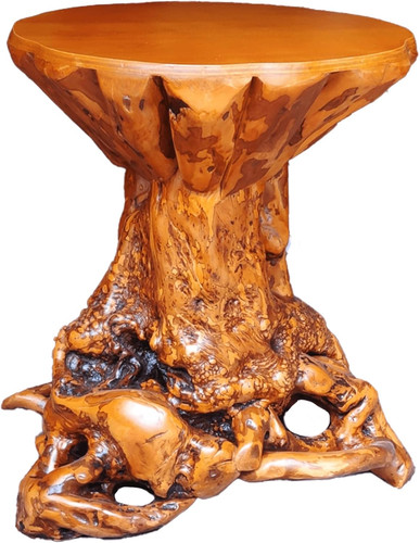 Rustic live edge tree - live, stump