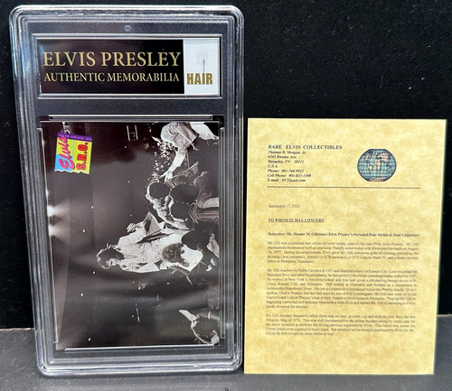 Elvis presley authentic hair - presley,